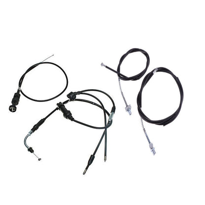 FRONT REAR BRAKE THROTTLE CHOKE CABLES SET YAMAHA PW50 PY50 Y-ZINGER PEEWEE 50