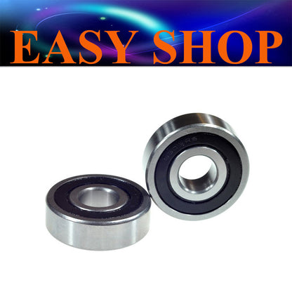 2x 6303RS 17mm x 47mm x 14mm Deep Groove Ball Bearing Double Sealed Roller Axle