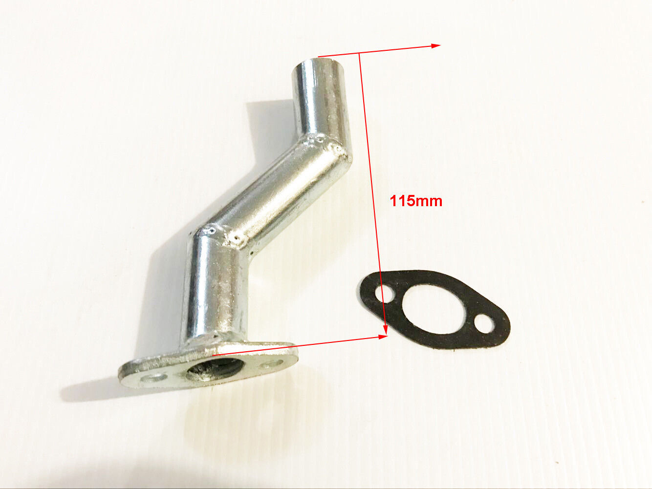 32mm 17mm Offset Intake Manifold Pipe 49cc 66cc 80cc Motorized Bicycle Push Bike