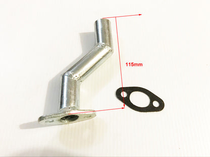 32mm 17mm Offset Intake Manifold Pipe 49cc 66cc 80cc Motorized Bicycle Push Bike