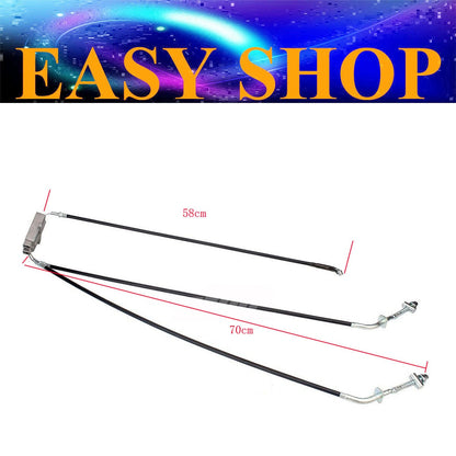 DUAL FRONT DRUM BRAKE CABLE FOR 150CC 200CC 250cc 300cc ATV QUAD BUGGY UTV BIKE