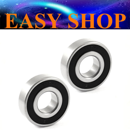 2x 6204RS 20mm x 47mm x 14mm Deep Groove Ball Bearing Double Sealed Roller Axle