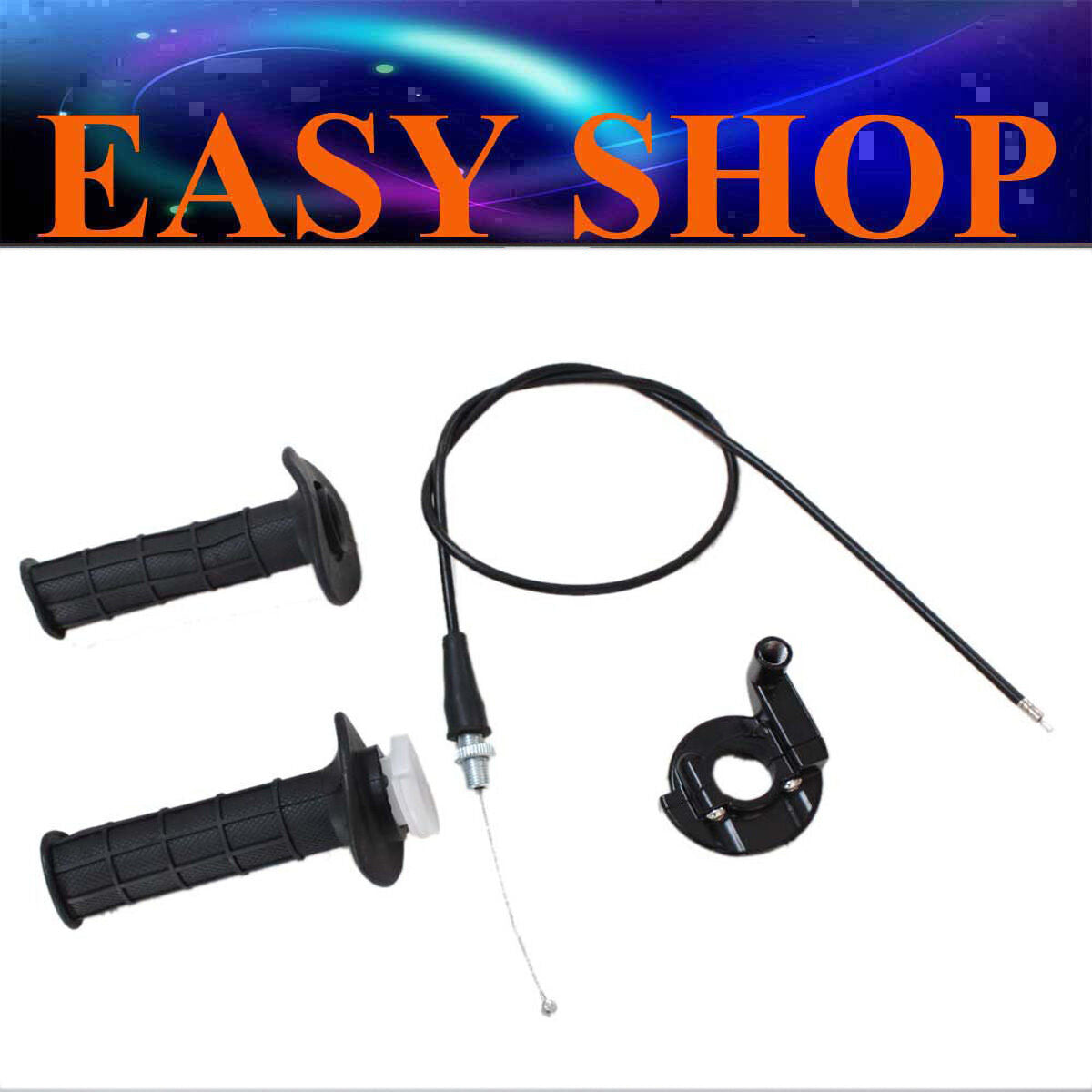 10mm 22mm Twist Throttle Grips Cable Foxico Motowork Atomic DHZ Assassin Loncin