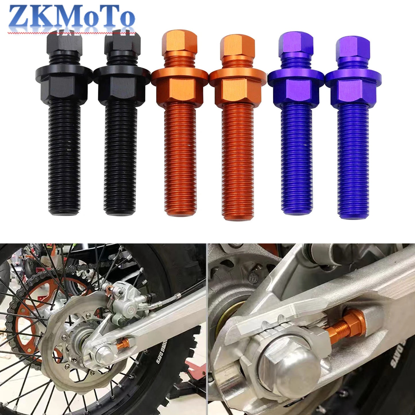 M10 CNC chain tensioner bolts For KTM125-500 XC/XCF/XCW/SX/SXF/EXC/EXCF/TPi/6D