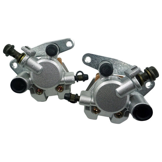 FRONT Left + Right BRAKE CALIPER with Brake Pads SET For YAMAHA KODIAK 400 450
