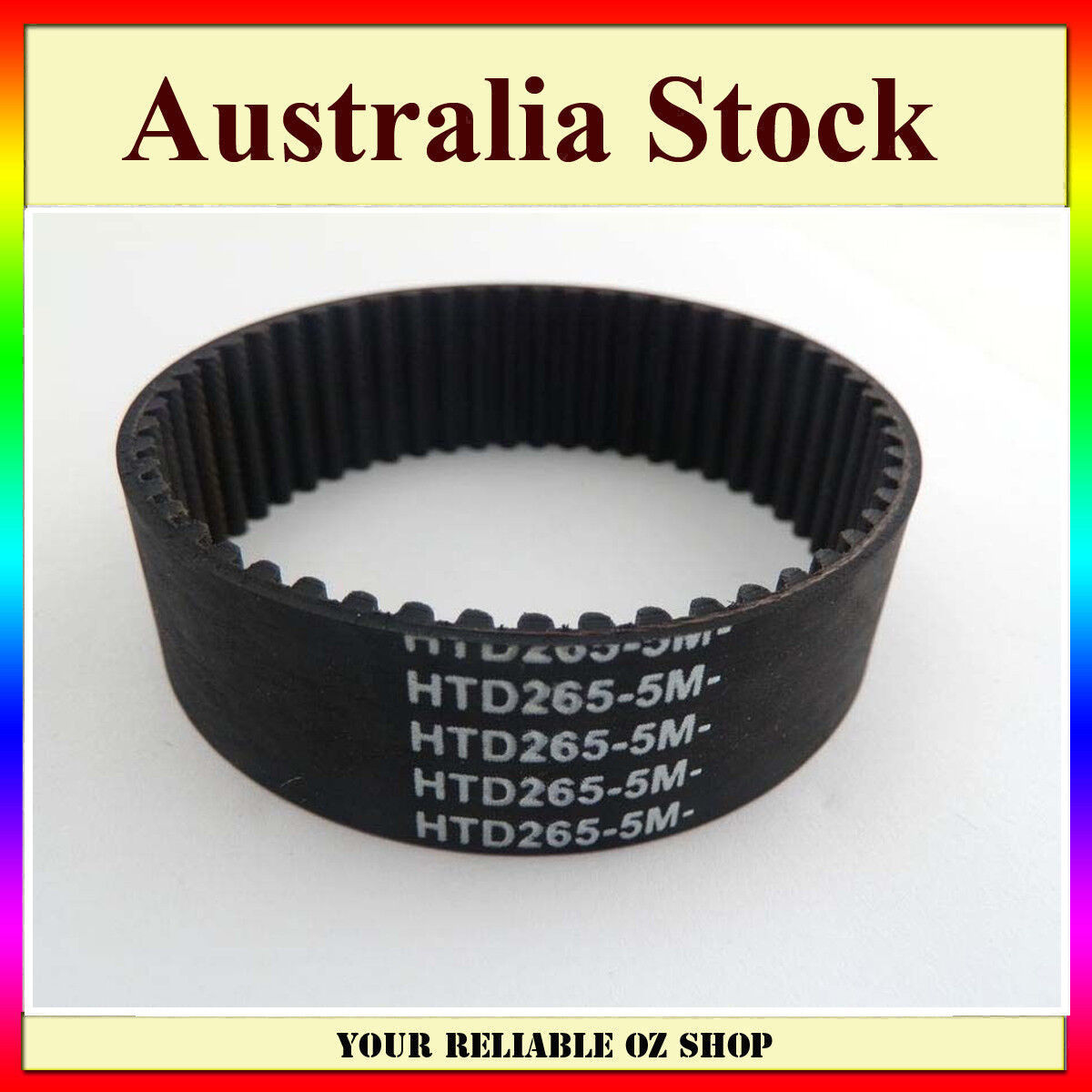 HTD 265 5M 25 Timing Drive Belt Scooter Petrol Gas DE4910 DE4912 DE7110 DE7112
