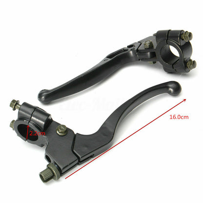 Pair 7/8" 22mm Brake Levers For Honda CRF450R CRF450X CRF50F CRF70F CRF80F XL100