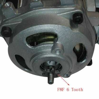 T8F 6T Tooth 50cc 49cc 47cc 2 STROKE ENGINE MOTOR MINIMOTO TRAIL THUMPSTAR ORION