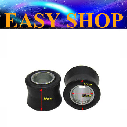2Pcs 12mm 24mm 19mm Shocker Mounting Bushes Spacers DIRT PIT PRO THUMPSTAR BIKE
