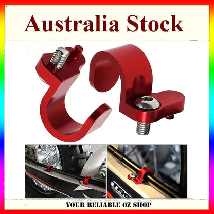 CNC Brake Line Hose Cable Clamp Holder For Honda XR400R XR600R XR650R XR650L