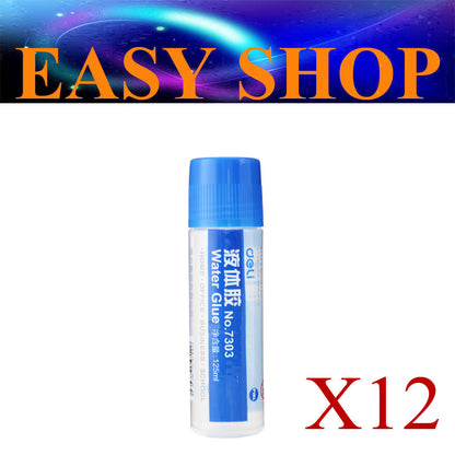 12X Water Liquid Gel Glue Stick School Office Scrapbooking Kids Art Craft DIY