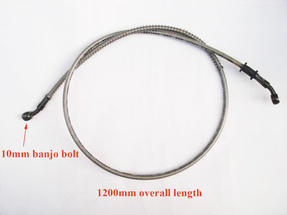 1.2M Hydraulic Master Cylinder Brake Line/Hose/Cable m10 Banjo Bolts Yamaha KTM