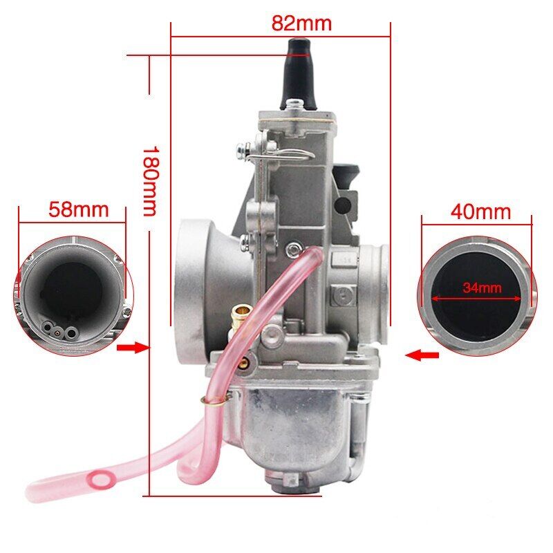 Carburetor Carby TM34 Flat Slide 34mm TM34-2 42-6100 FOR Mikuni honda 250 LT250