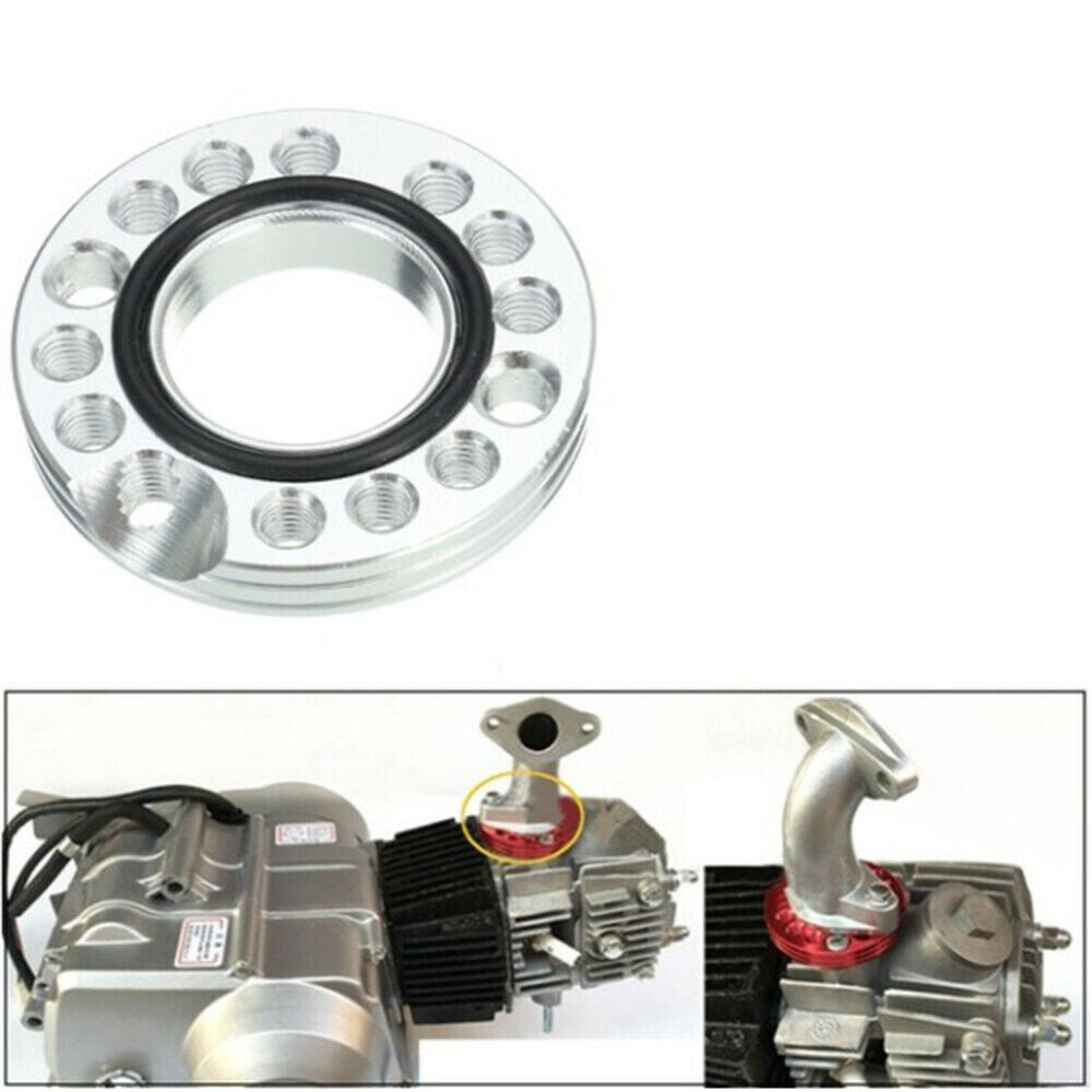 Silver 28mm Adjuster Carby Inlet Manifold Spinner 160cc 200cc 250cc Buggy Gokart