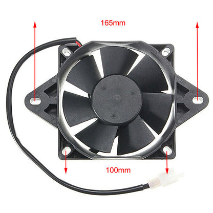 12V Radiator Thermo Electric Cooling Fan 150cc 250cc 300cc Quad ATV Buggy Bike