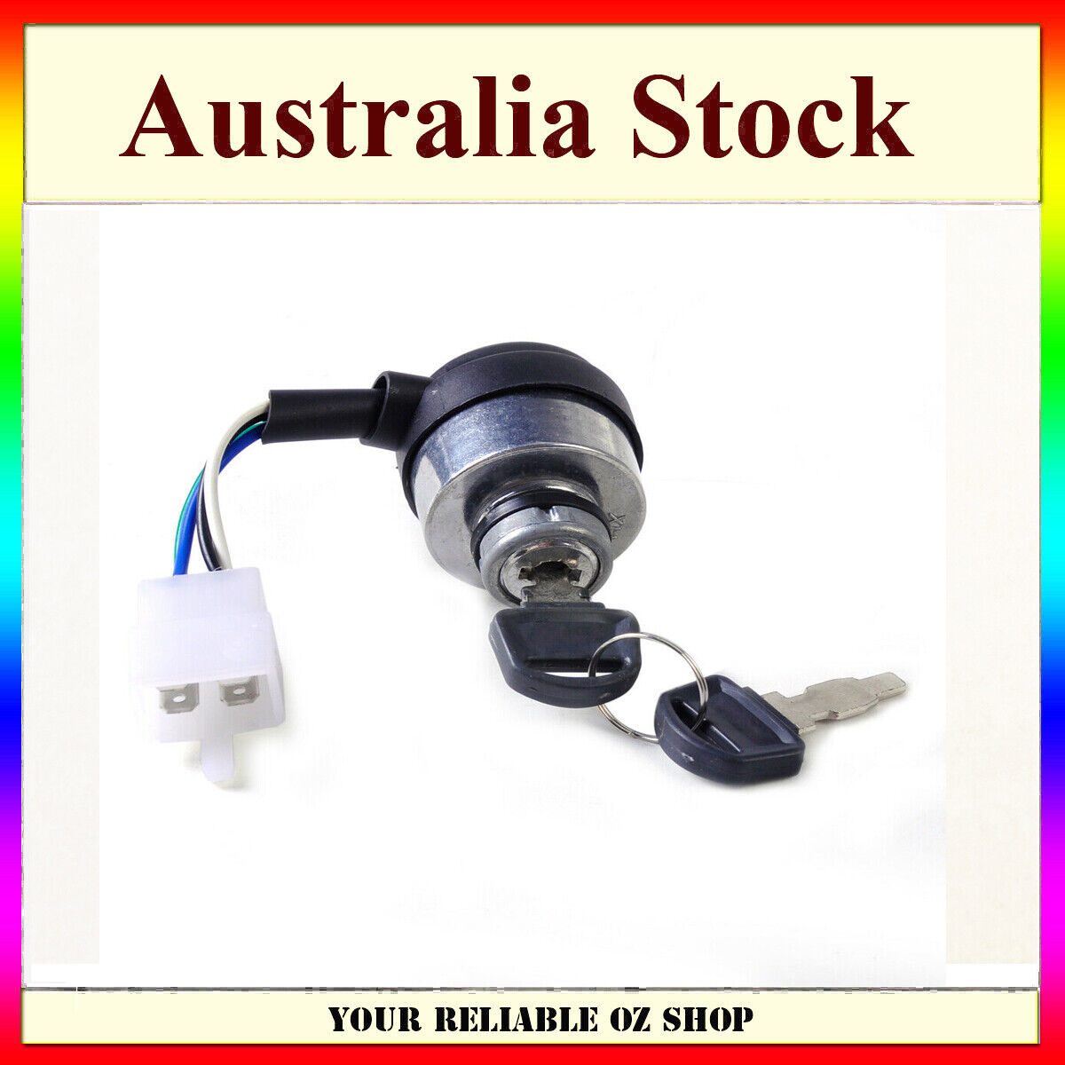 4 Wire Pin Key Ignition Switch For Chinese Gasoline Generator 2KW 3KW 168F 170F