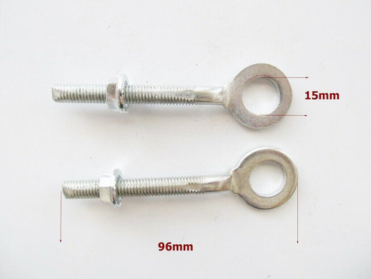 2x 15mm Chain Adjuster Tensioner 125cc 140cc 150cc 160cc PIT Quad Dirt ATV Bike