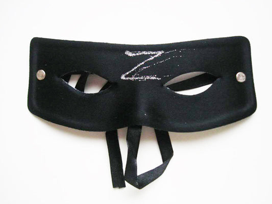 Zorro Black White Mask Costume Masquerade Cosplay Party Venetian Ball Eye Roman