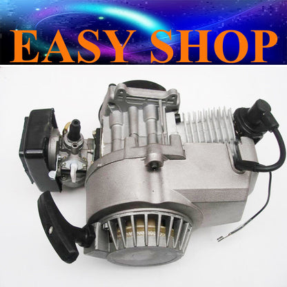 T8F 6T Tooth 49cc 2 Stroke Pull Start Engine Orion Dirt Trail PIT PRO Thumpstar