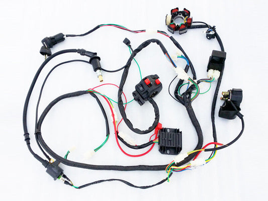 Harness Solenoid Magneto Coil Regulator CDI GY6 110cc 125cc 150cc Moped Scooter