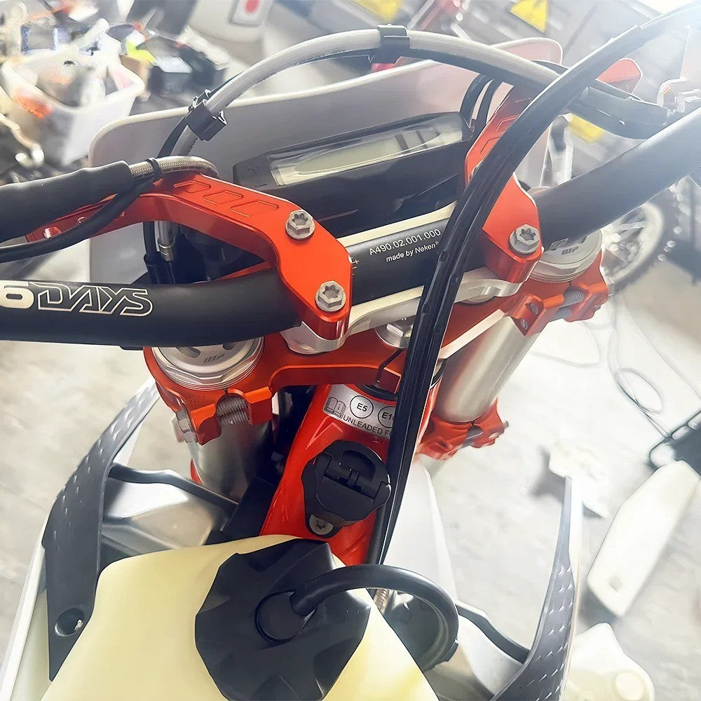 28mm Handlebar Bracket Mount Guard Clamp For Husqvarna 125-500 TE FE TC FC TX