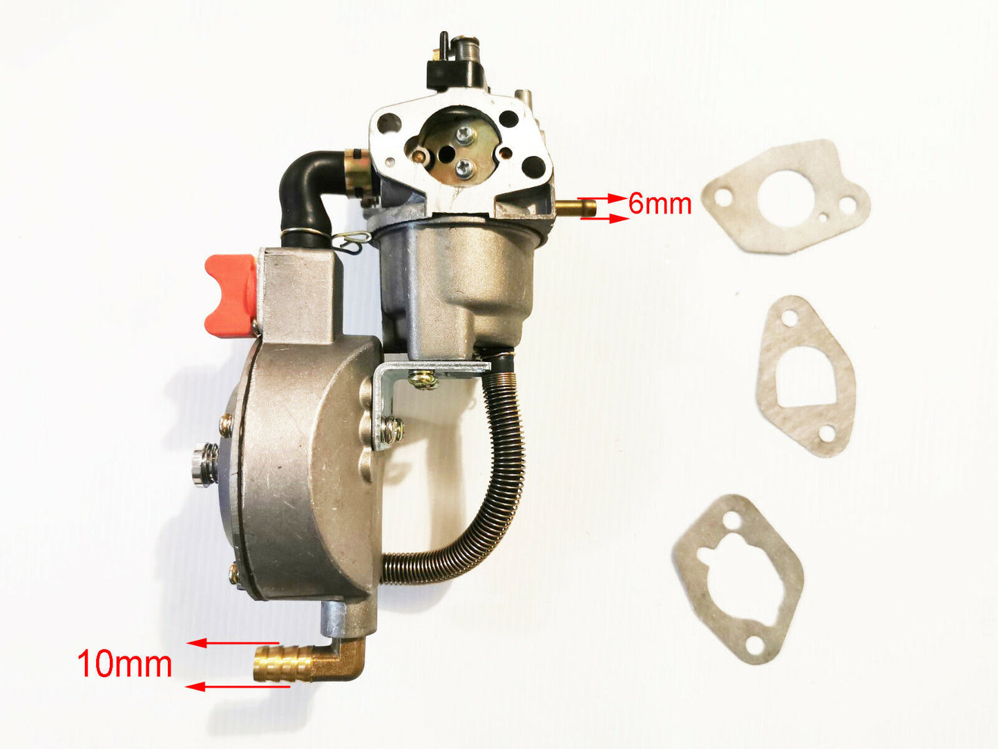 Dual Fuel Carburetor Carb LPG NG Conversion Kit For Honda 168F GX160 Auto choke