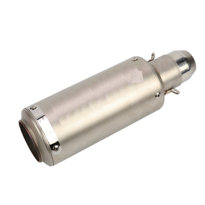 Titanium Stainless Steel 51mm Universal Motorcycle Exhaust Pipe Muffler Racer