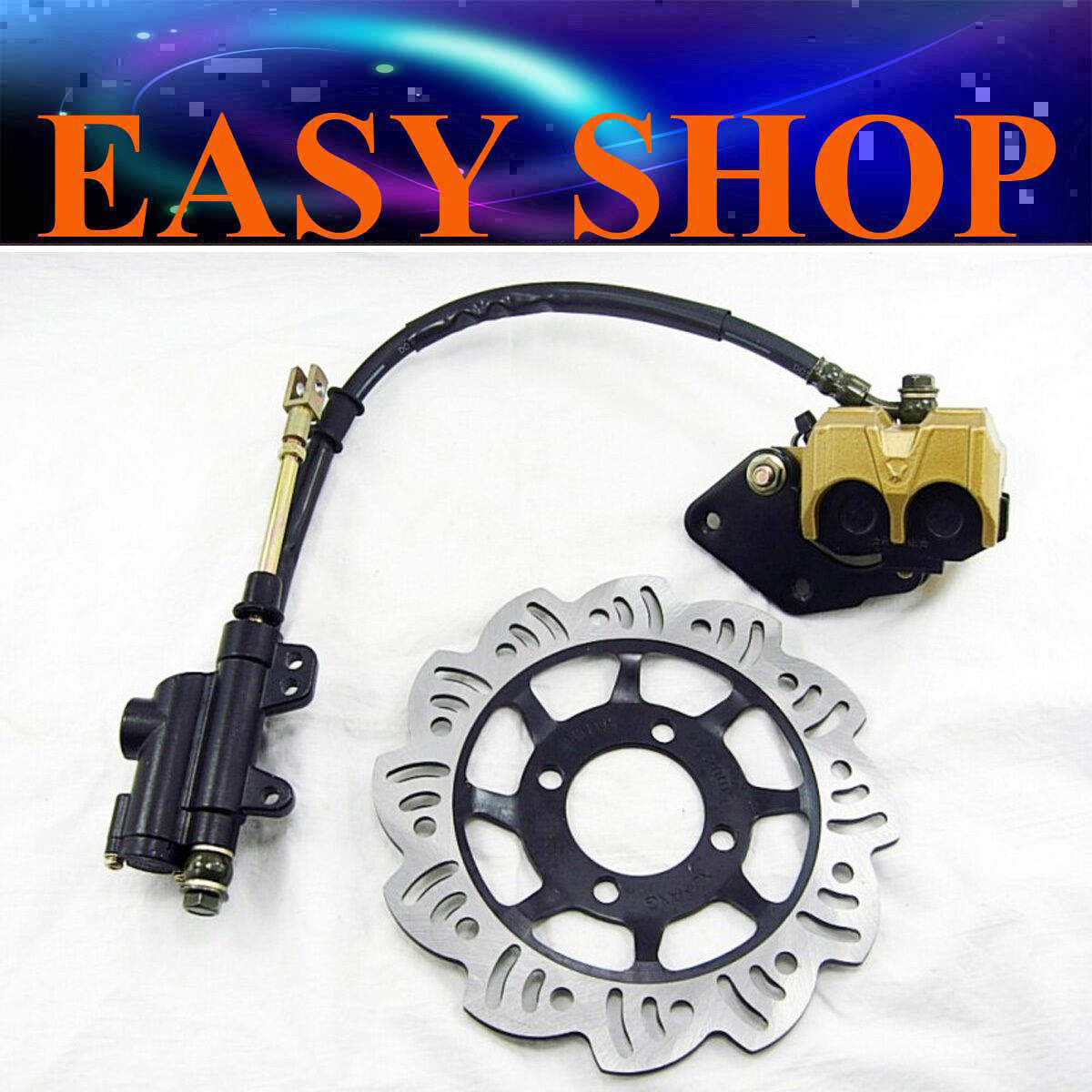 Rear Brake Caliper + Disc For 125cc 140cc 150cc 250cc DIRT PIT PRO Dirt BIKE