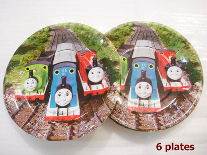 Boys Girl Baby Shower Thomas Train Birthday Party Supply Disposal Cup Plate Card