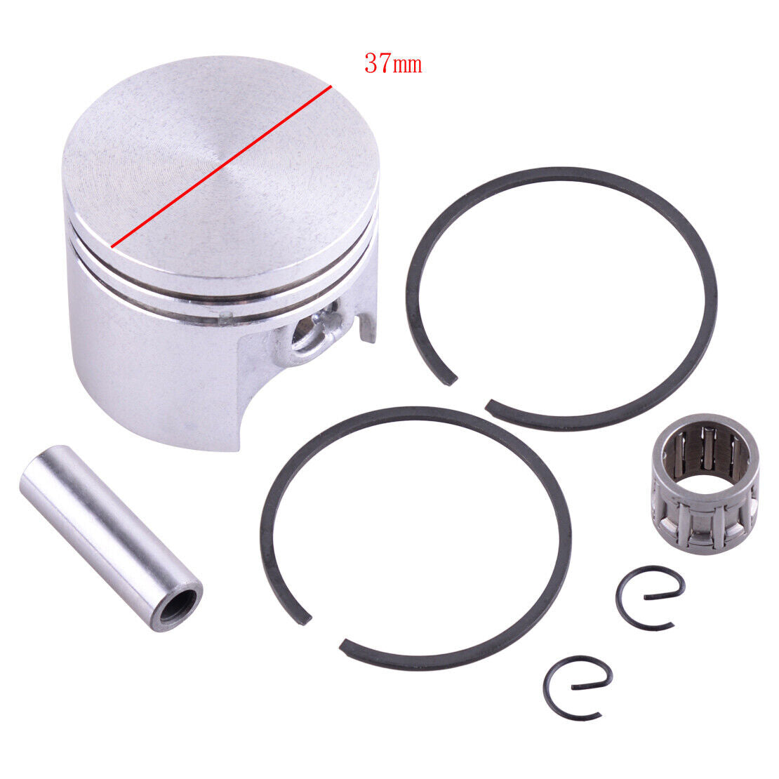 37mm Piston Rings Circlips Kit for STIHL 017 MS170 Chainsaw