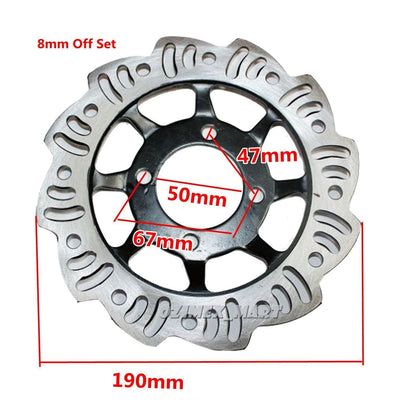 Front Rear Brake Rotor Disc 50/70cc 90cc 110cc 125cc Thumpstar DIRT PIT PRO BIKE