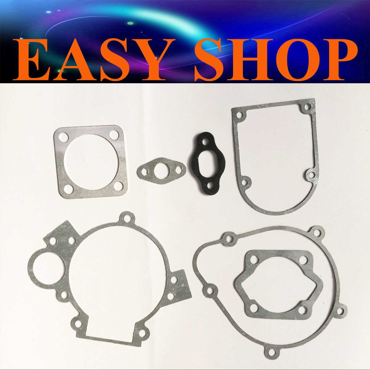40mm Head Base Exhaust Engine Gasket Seal 49cc 50cc 2 Stroke Motorized Push Bike