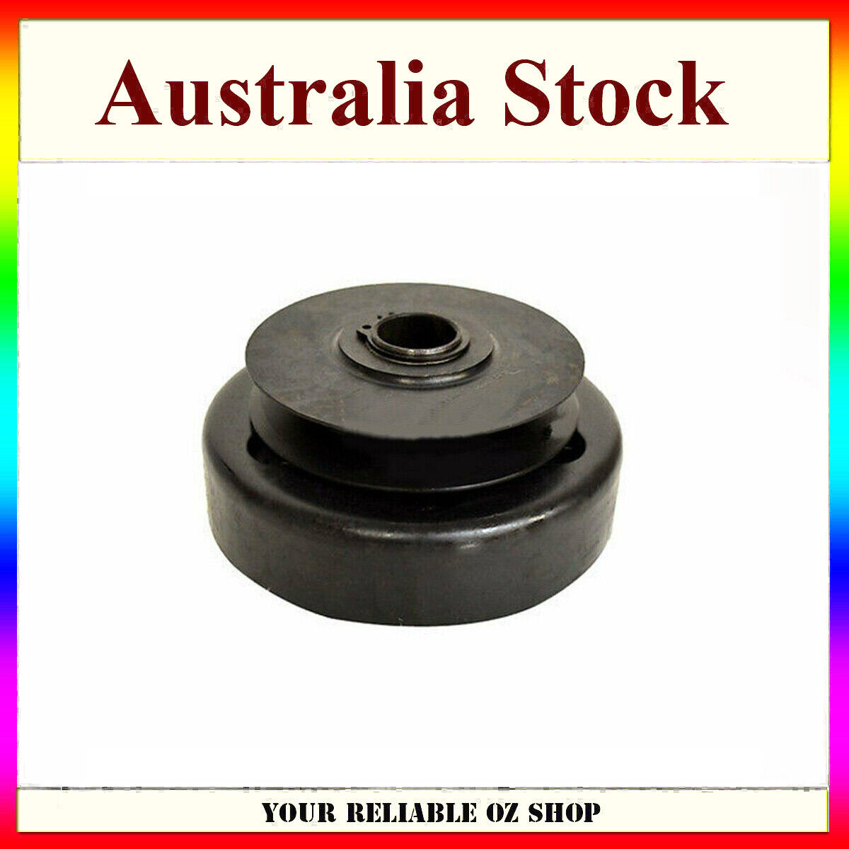3/4" 19mm Bore Centrifugal Clutch Belt Drive With Pulley Go Kart Parts Mini Bike