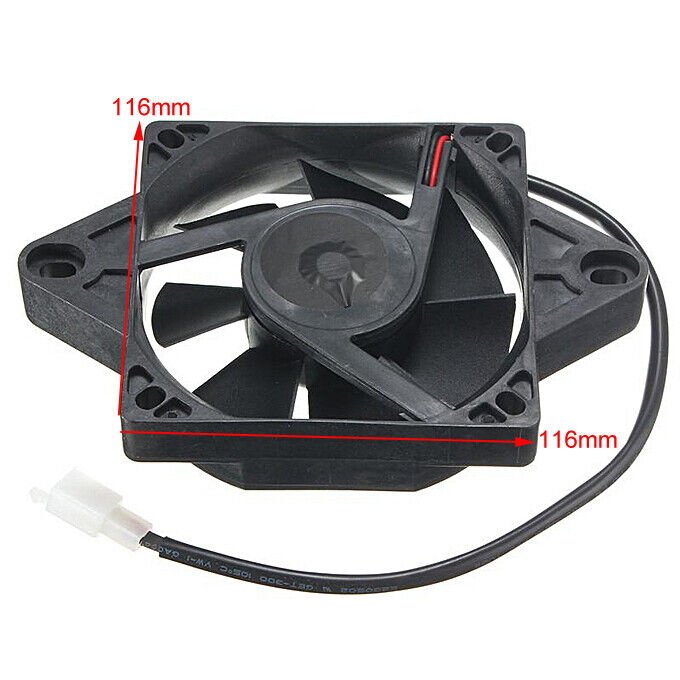 12V Radiator Thermo Electric Cooling Fan 150cc 250cc 300cc Quad ATV Buggy Bike