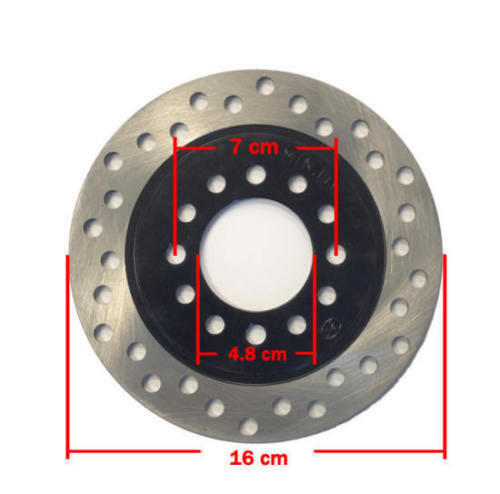 160mm Rear Brake Caliper Disc Disk Rotor 110cc 125cc Quad Dirt Bike ATV Buggy