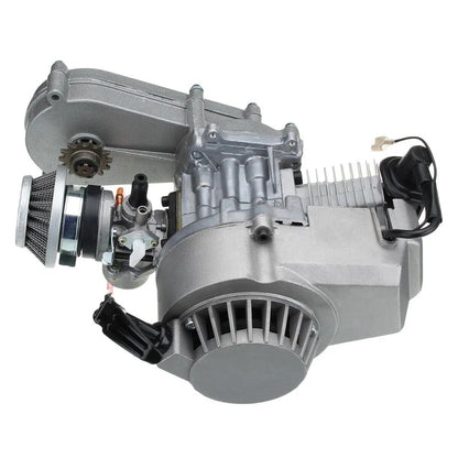 T8F 14T Tooth 49cc 2 Stroke Engine Minimoto Dirt Pocket ATV Quad Bike Chopper