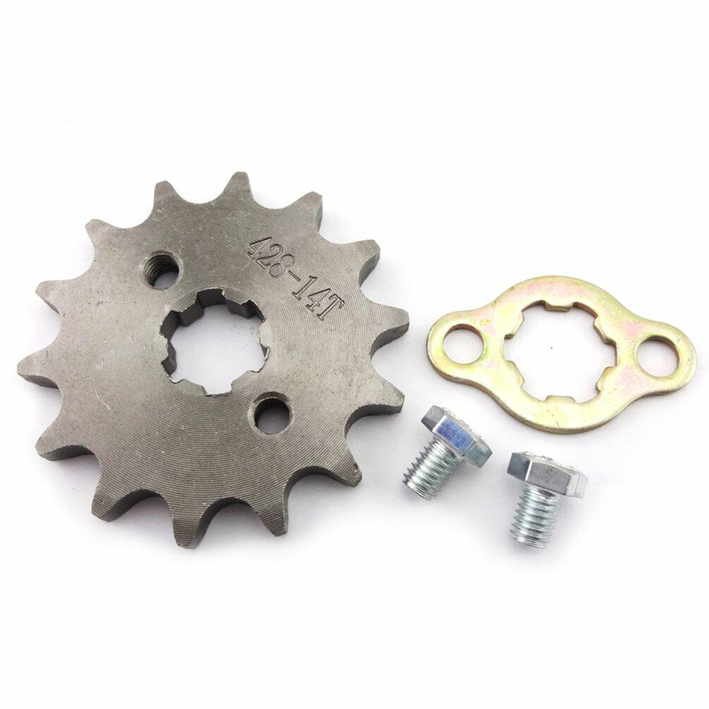 17mm 428 14 TOOTH FRONT CHAIN SPROCKET COG 125cc 150cc 250cc Taotao Kymco Apollo