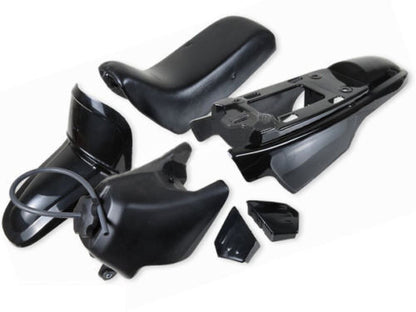 BLACK Plastic Cover Fender Fairing Seat Fuel Tank For Yamaha Peewee PW50 PY50