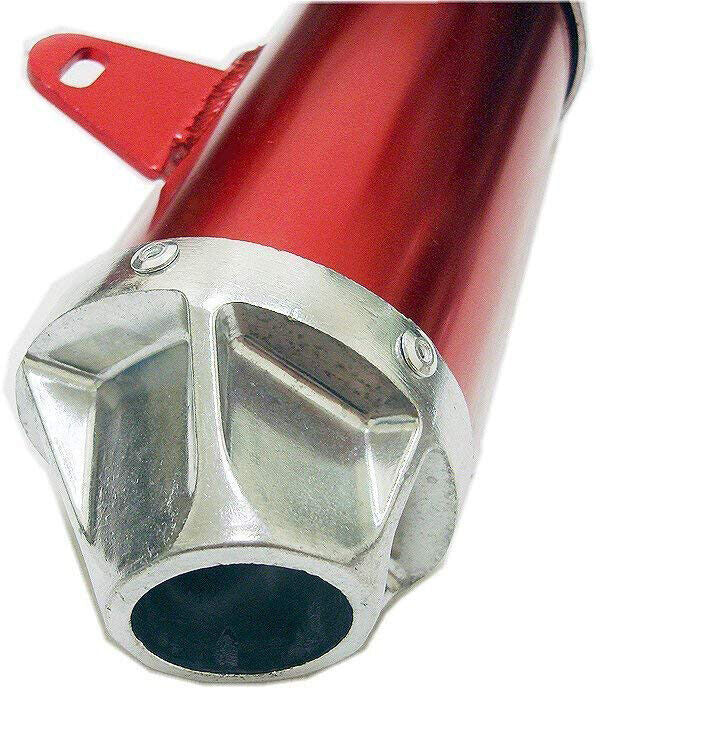 28mm Red Exhaust Pipe Muffler 50cc 110cc 125cc Roketa Pitster Xtreme Taotao Sunl