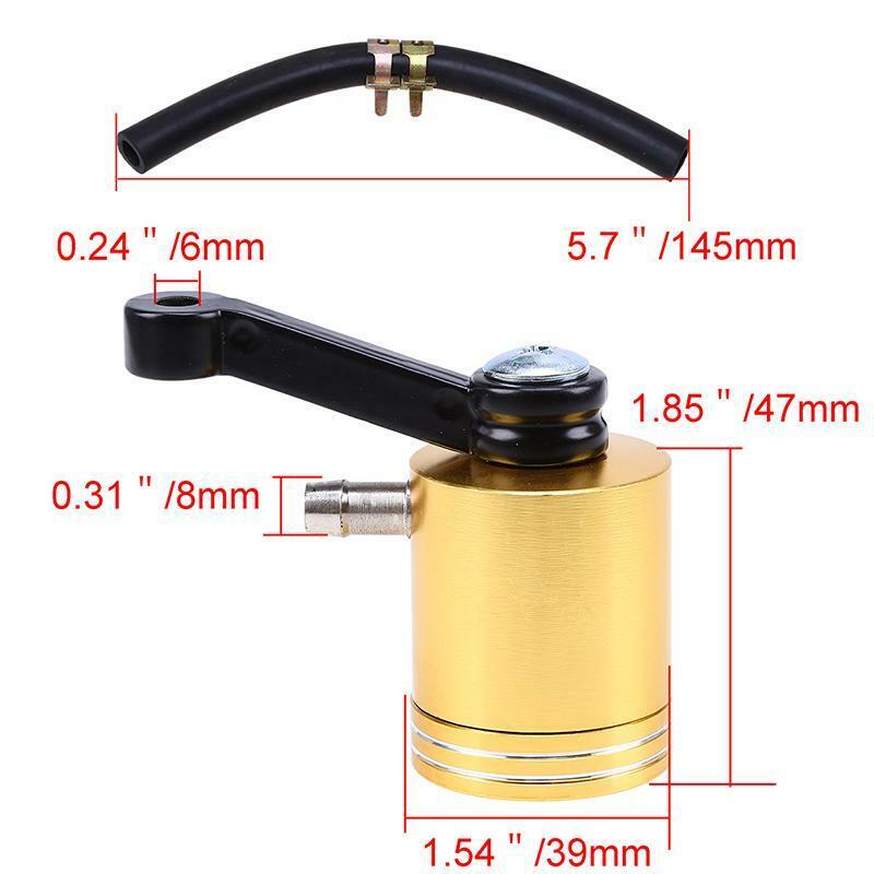 CNC Brake Clutch Tank Master Cylinder Fluid Oil Reservoir Cup YAMAHA HONDA BIKE
