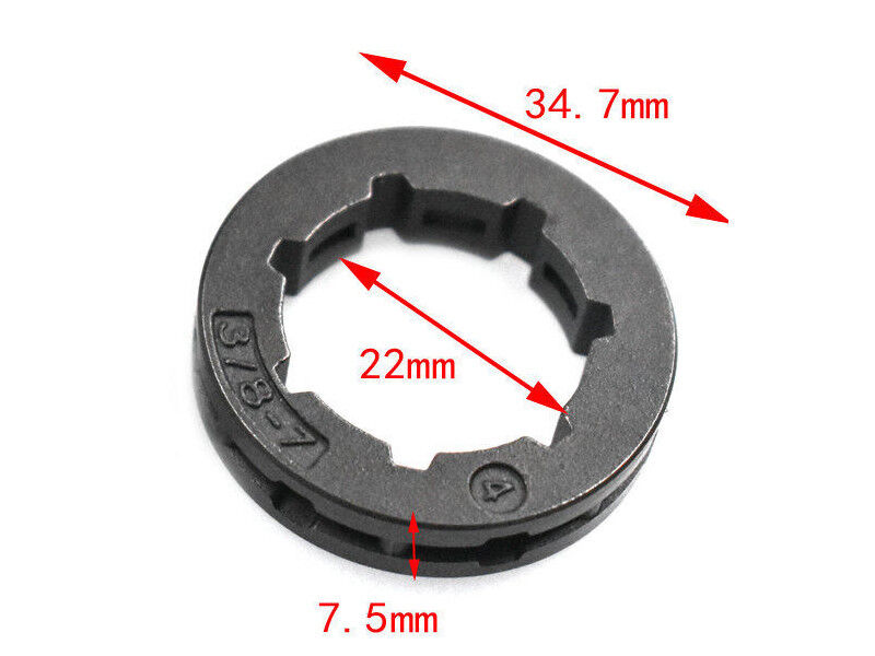 3/8"-7T Tooth Sprocket Rim 22mm STIHL 044 046 MS440 MS441 MS460 064 066 MS660