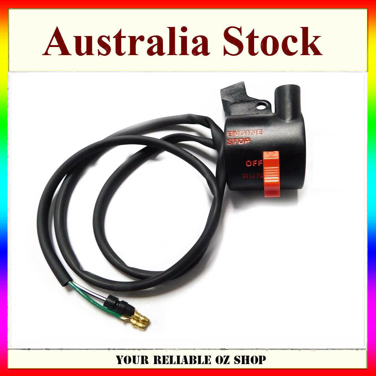 Run Stop On Off Flip Kill Handlebar Switch Fit For Honda XR50R 35013-GEL-700