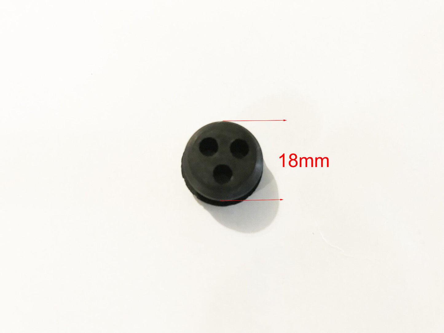 3 Hole 18mm Fuel Gas Tank Rubber Grommet Echo Trimmers Blowers Brushcutters