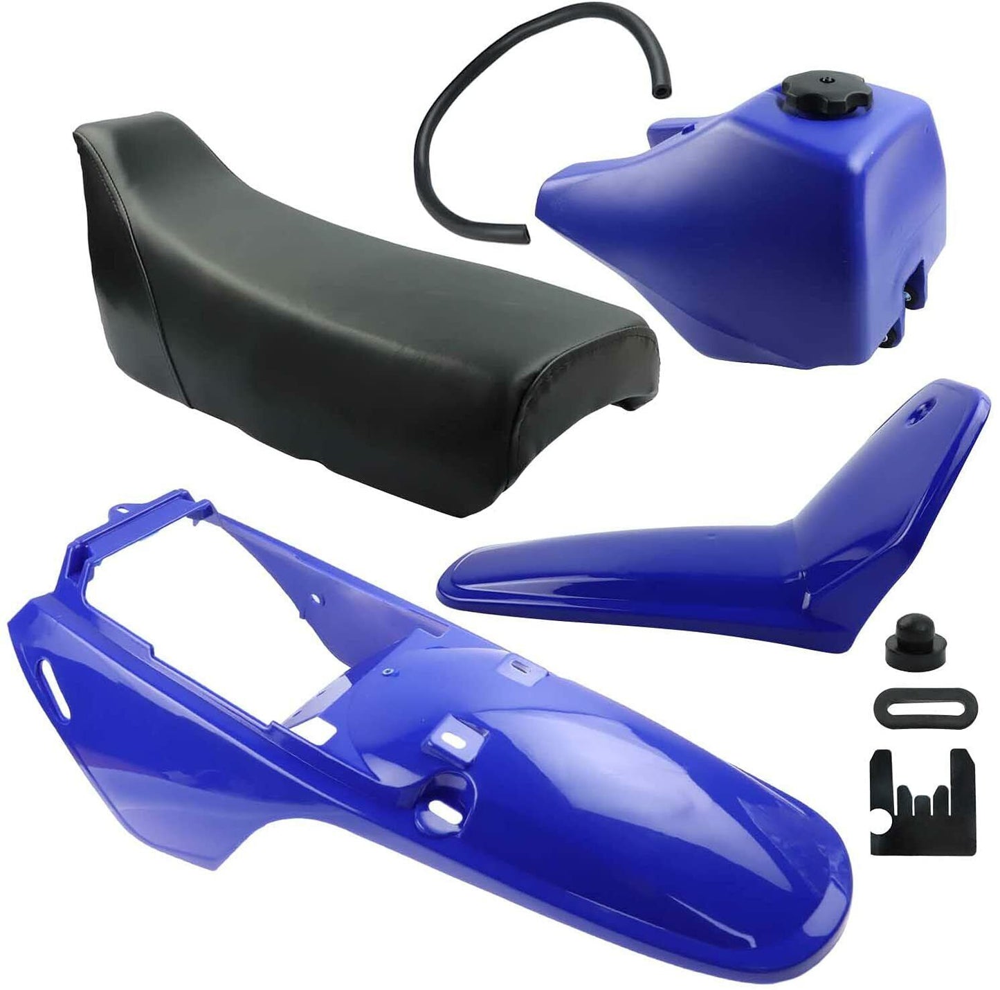 BLUE Plastics Cover Fender Fairing Seat Fuel Tank For Yamaha PEEWEE 80 PW80 PY80