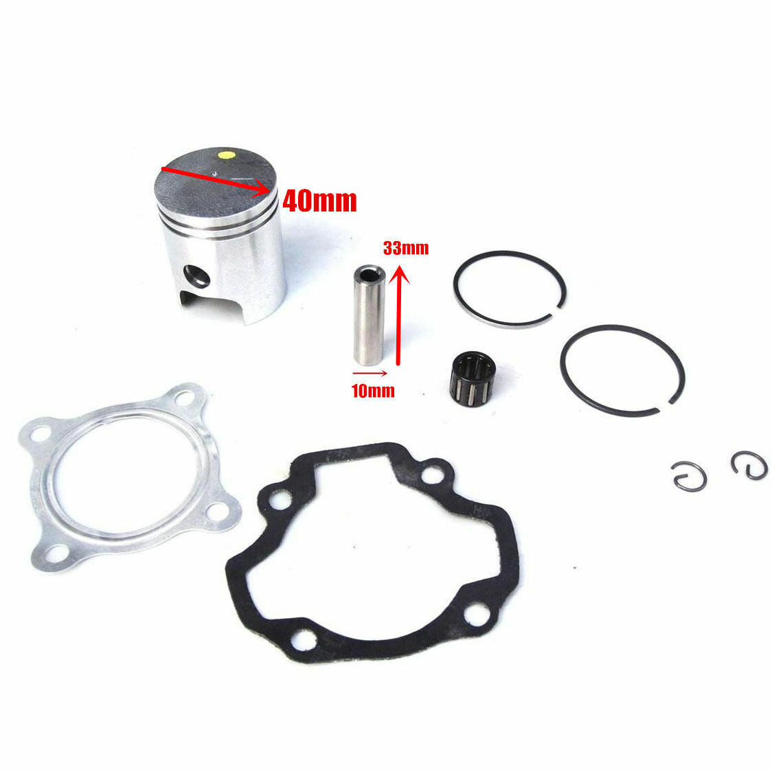 Engine Rebuild Kit Head Bore Cylinder Barrel Piston + Carburetor For YAMAHA PW50
