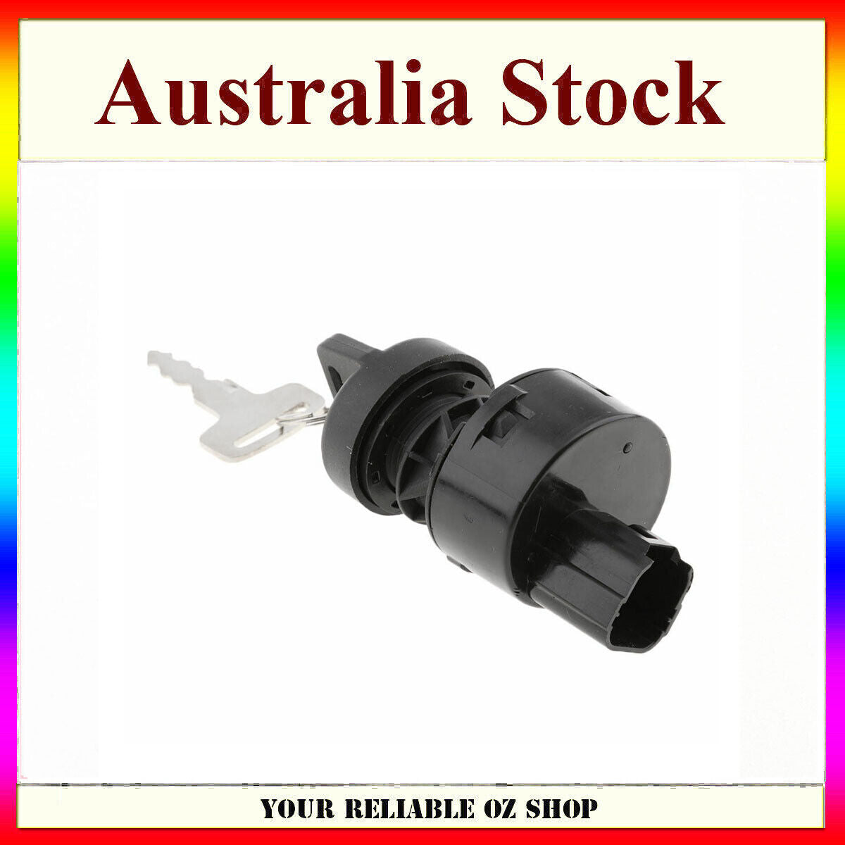 4 Pin Motorcycle Ignition Key Switch w/ 2 Keys for Yamaha Rhino 450 660 700