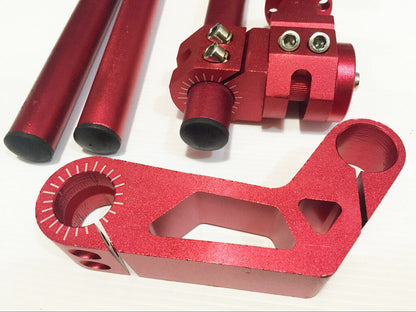 Red 22mm 7/8" Motorcycle Handlebar Adjustable Steering 125cc 150cc Dirt PIT Bike