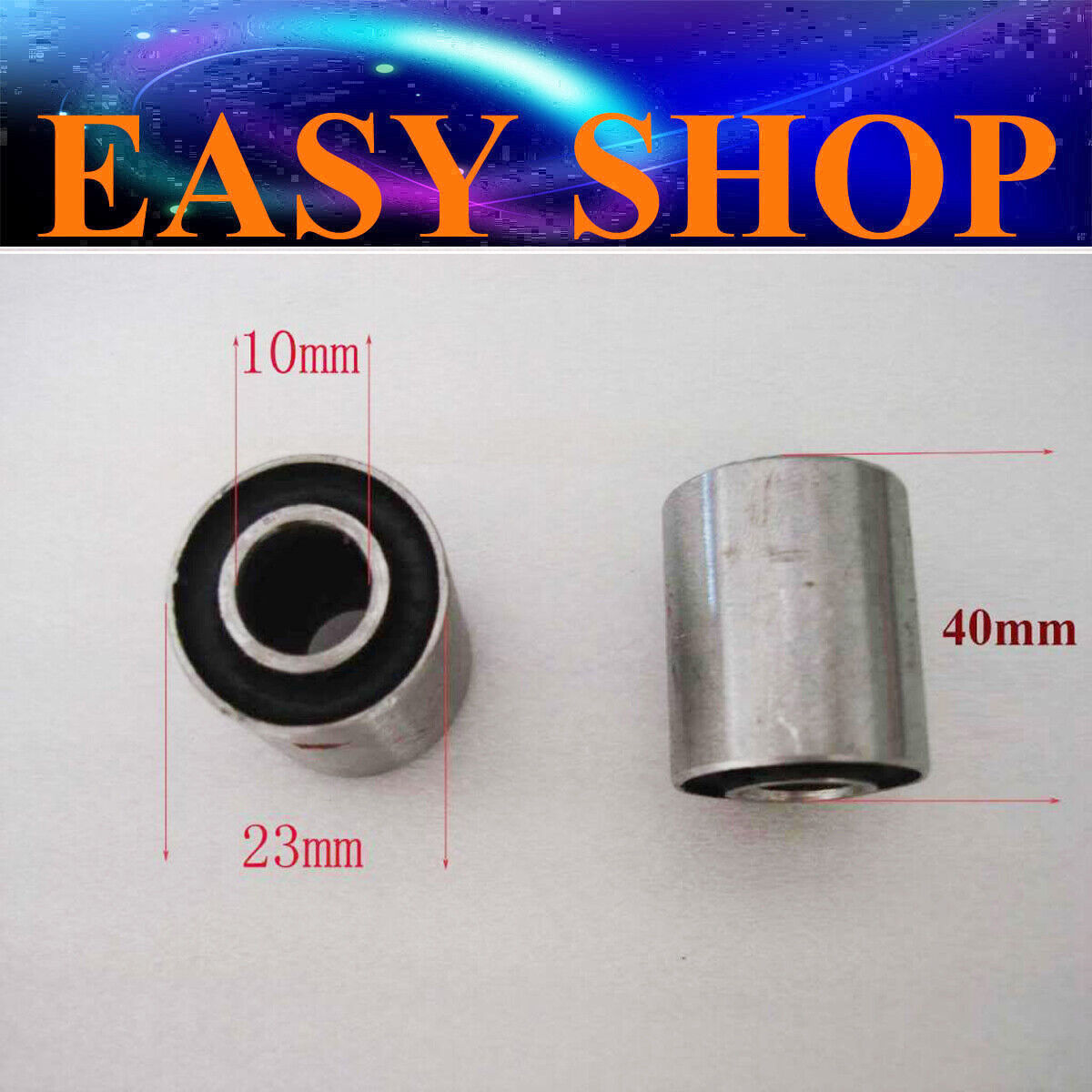2X 10mm 23mm 40mm Swingarm Spacers Bushes Quad ATV Dirt Pit Pro Thumpstar Bike