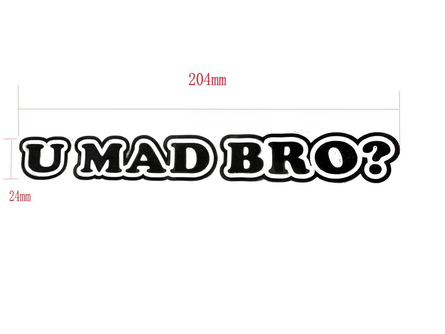 Funny JDM U Mad Bro You Vinyl Drift Sticker Decal Truck Car Window Bumper Bike