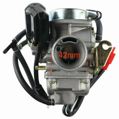 24mm PD24J Carby Air filter Manifold GY6 125/150cc Scooter QMJ/QMI157 QMJ/QMI152